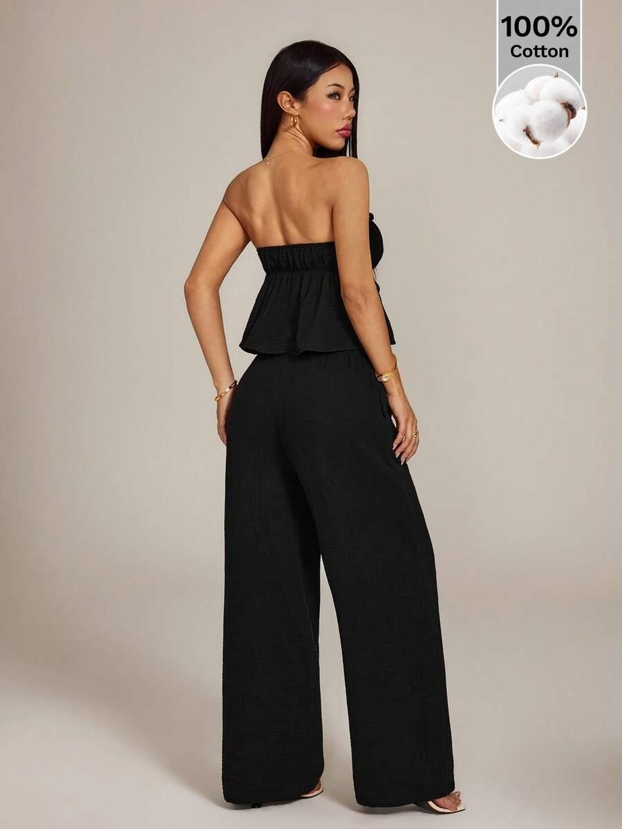SHEIN TOP SPODNIE KOMPLET S06__M