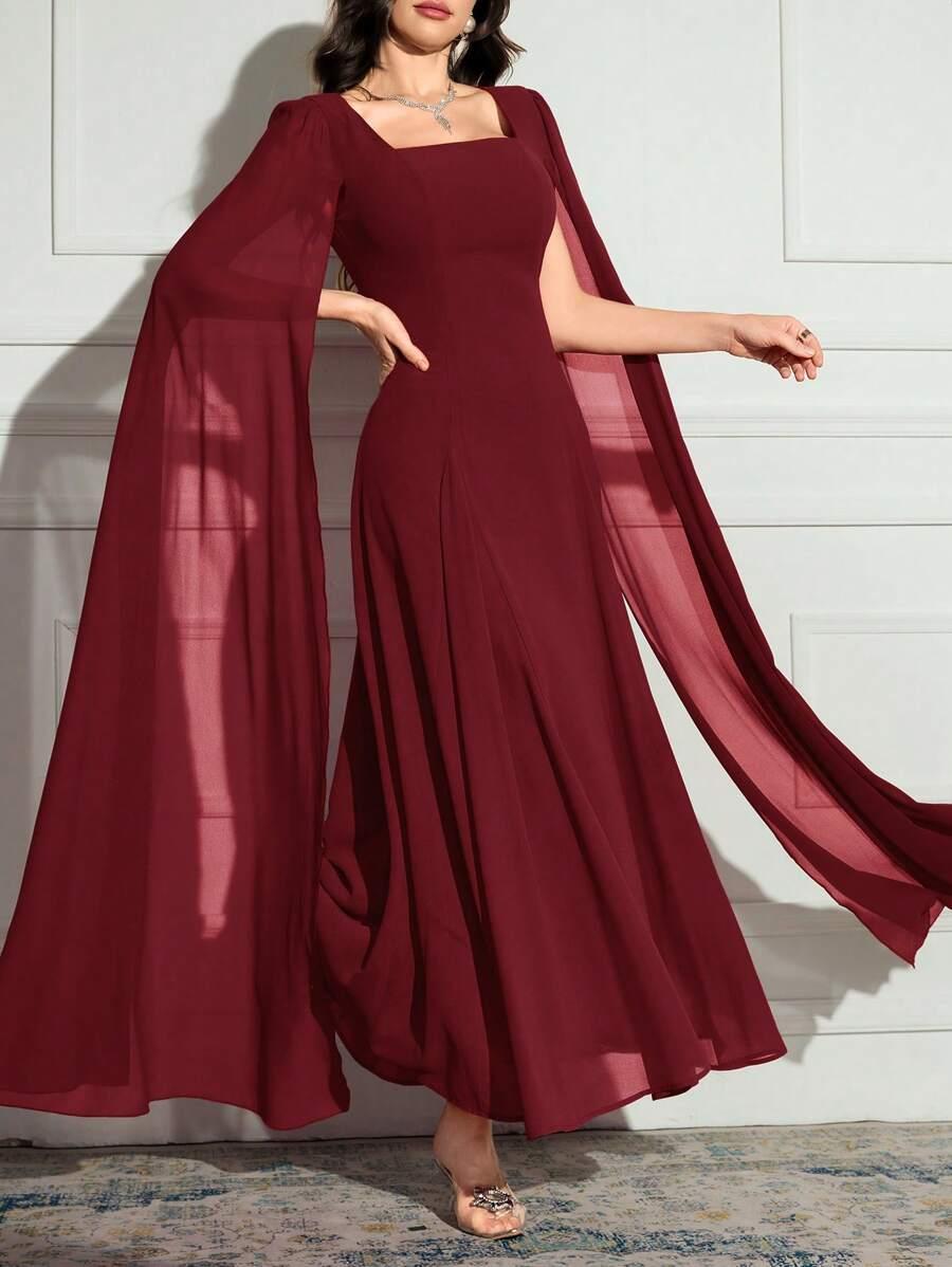SHEIN CZERWONA MAXI SUKIENKA S06__XXL