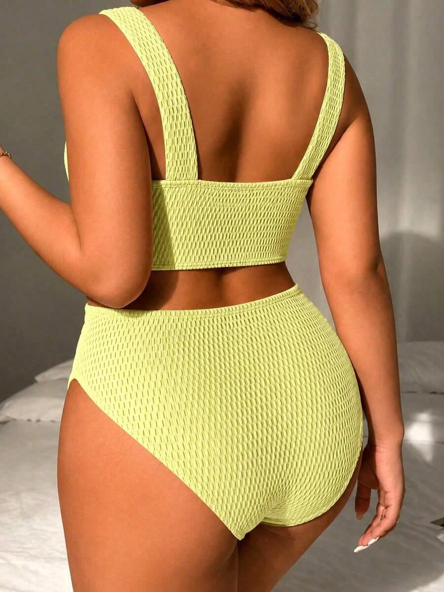 SHEIN DWUCZĘŚCIOWY STRÓJ KĄPIELOWY S09__50