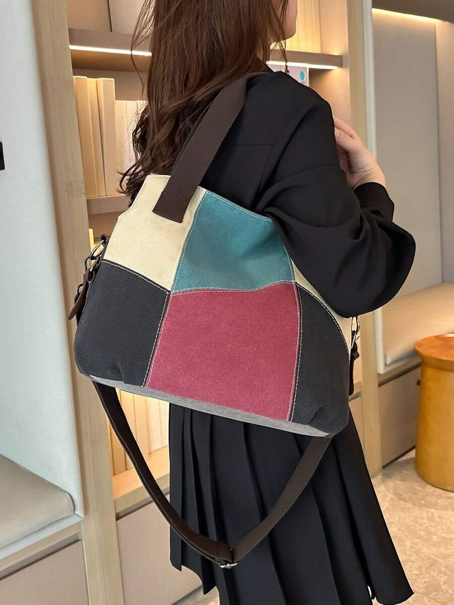 SHEIN TOREBKA SHOPPER ZAMEK S07__33X14X30