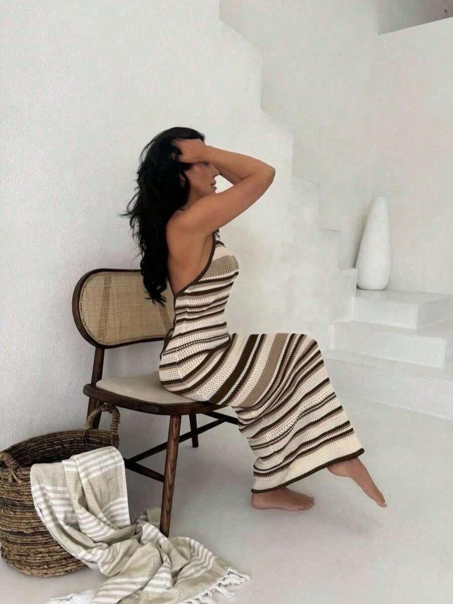 SHEIN SUKIENKA WZÓR PASKI S06__XS