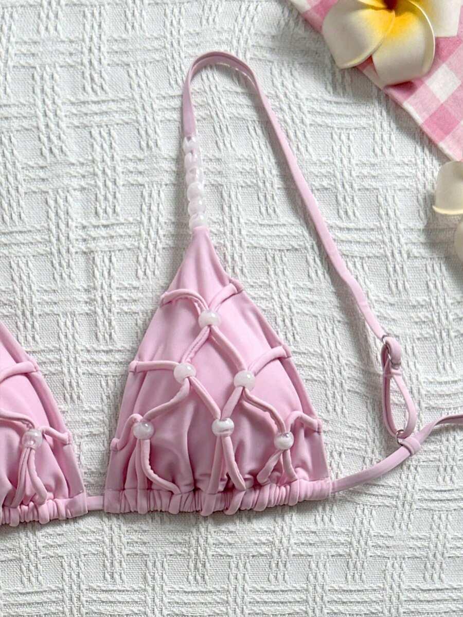 SHEIN DWUCZĘŚCIOWY STRÓJ KĄPIELOWY S09__XL