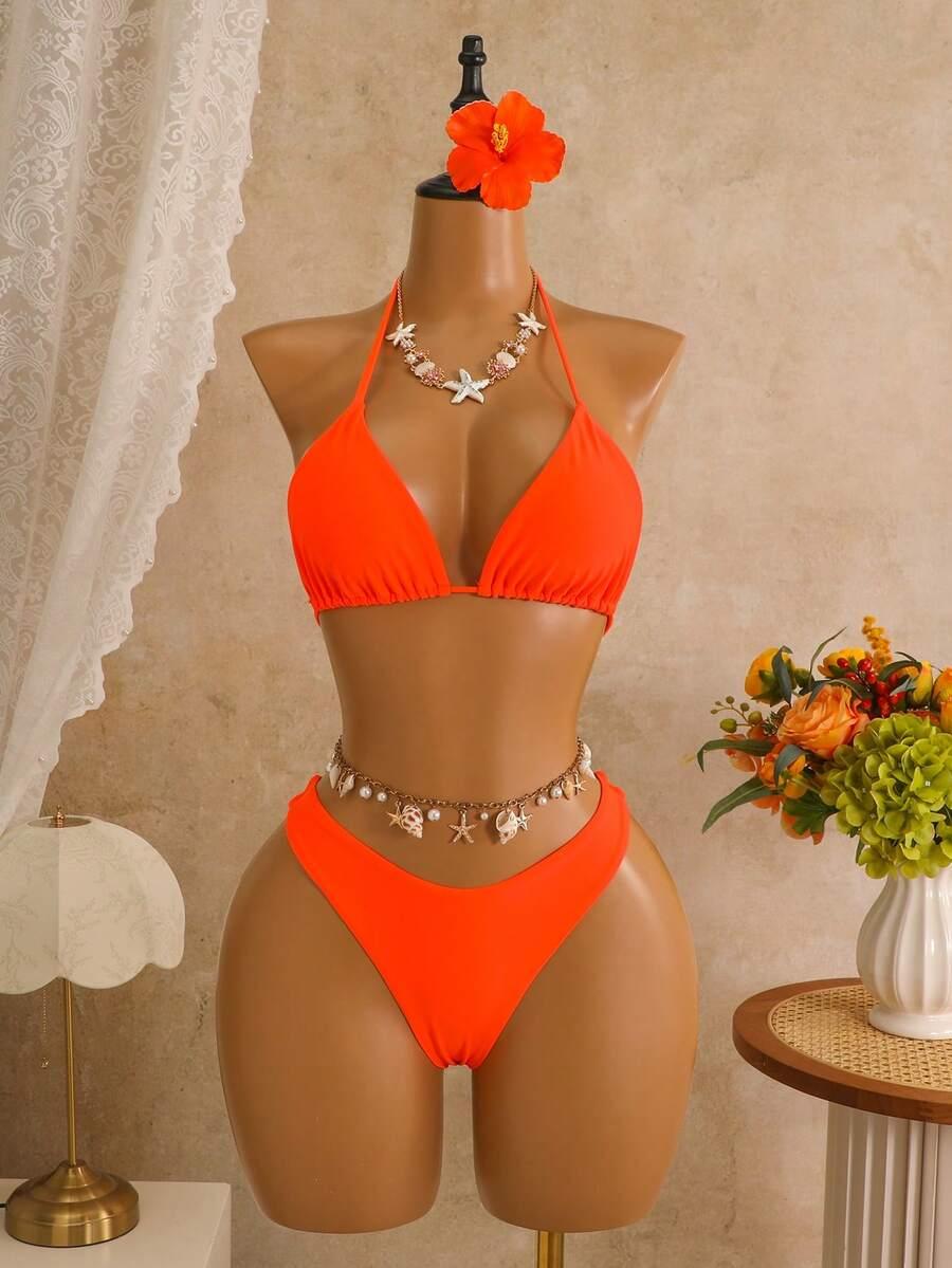 SWIM MOD POMARAŃCZOWY DWUCZĘŚCIOWY STRÓJ KĄPIELOWY S09__XS