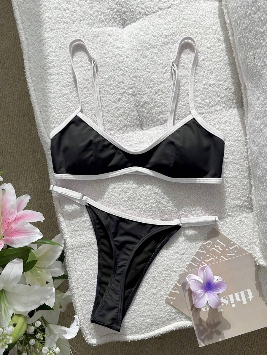 SHEIN DWUCZĘŚCIOWY STRÓJ KĄPIELOWY S09__S