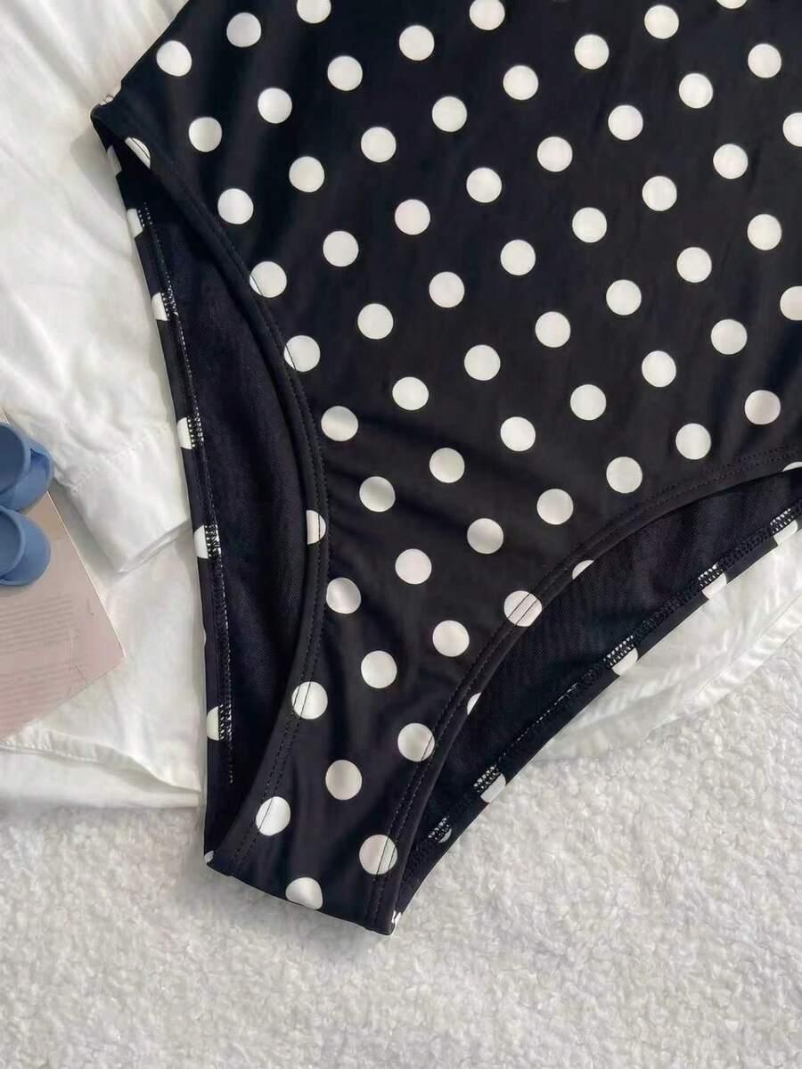 SHEIN JEDNOCZĘŚCIOWY STRÓJ KĄPIELOWY WZÓR S09__S
