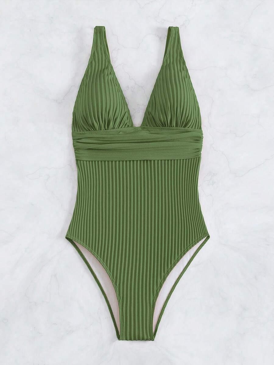 SHEIN JEDNOCZĘŚCIOWY STRÓJ KĄPIELOWY S09__L