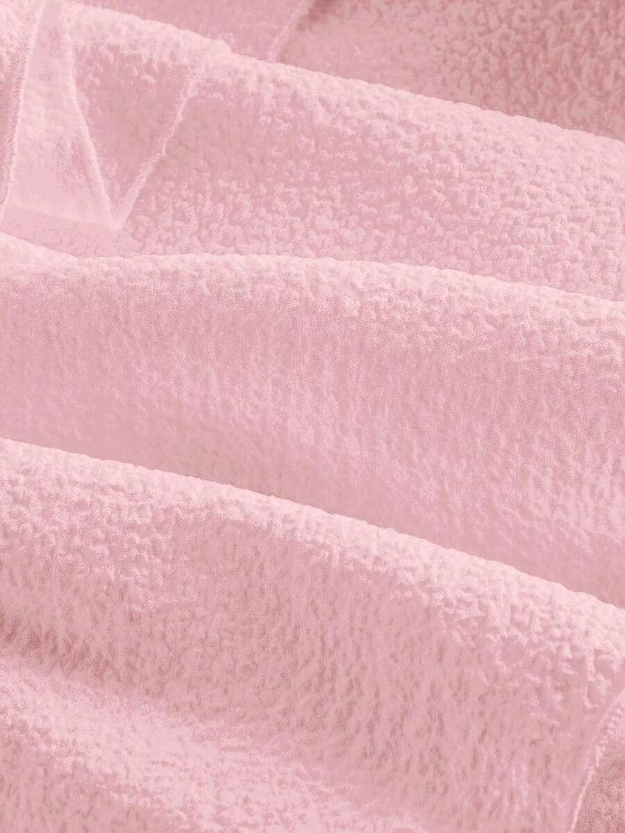 SHEIN RÓŻOWA ASYMETRYCZNA SUKIENKA S06__48