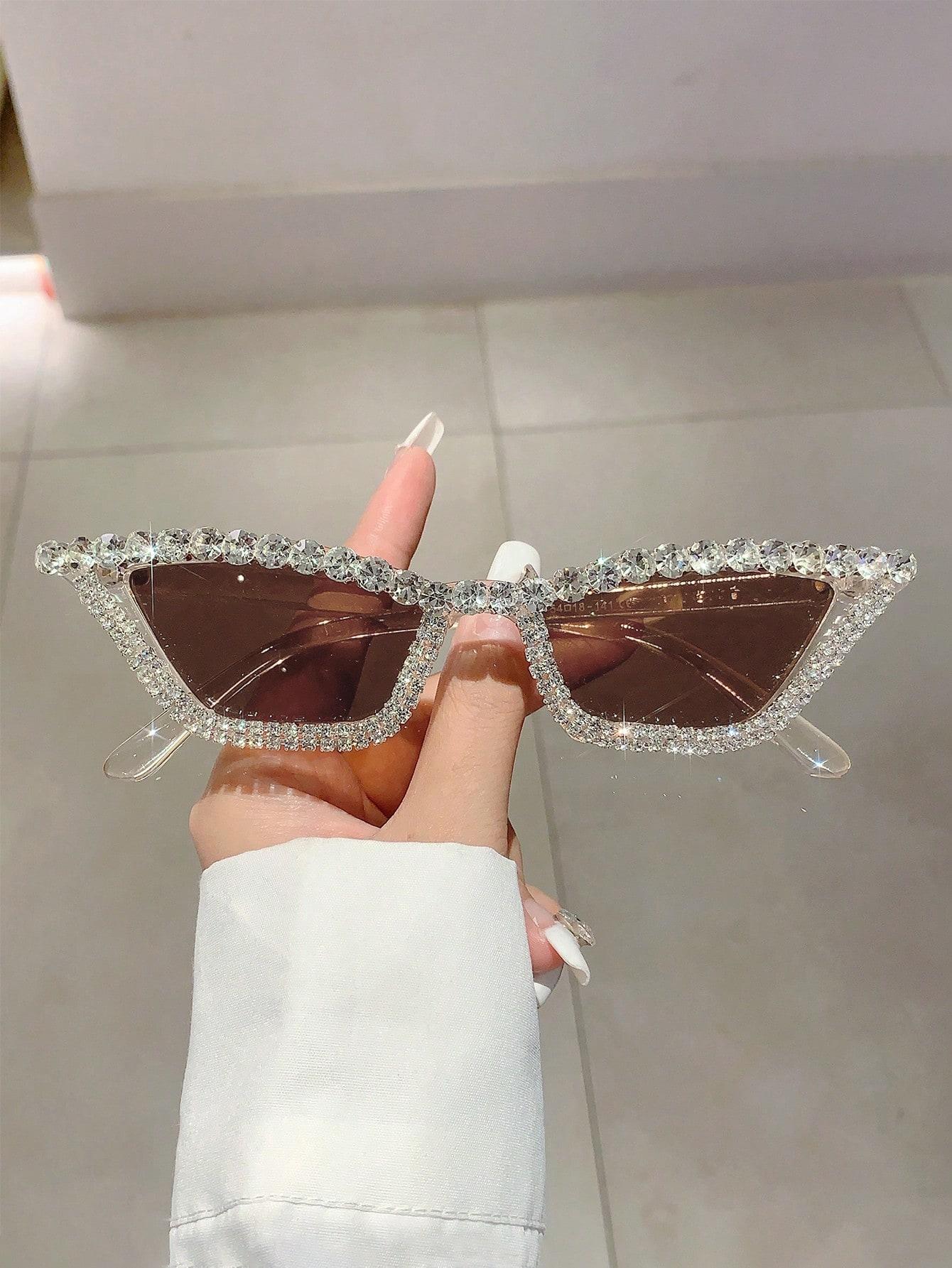 SHEIN OKULARY PRZECIWSŁONECZNE ZDOBIENIA S07