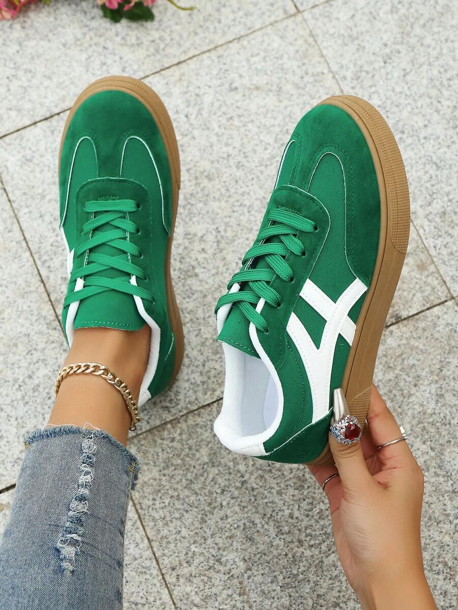 SHEIN ZIELONE BUTY SPORTOWE S06__39