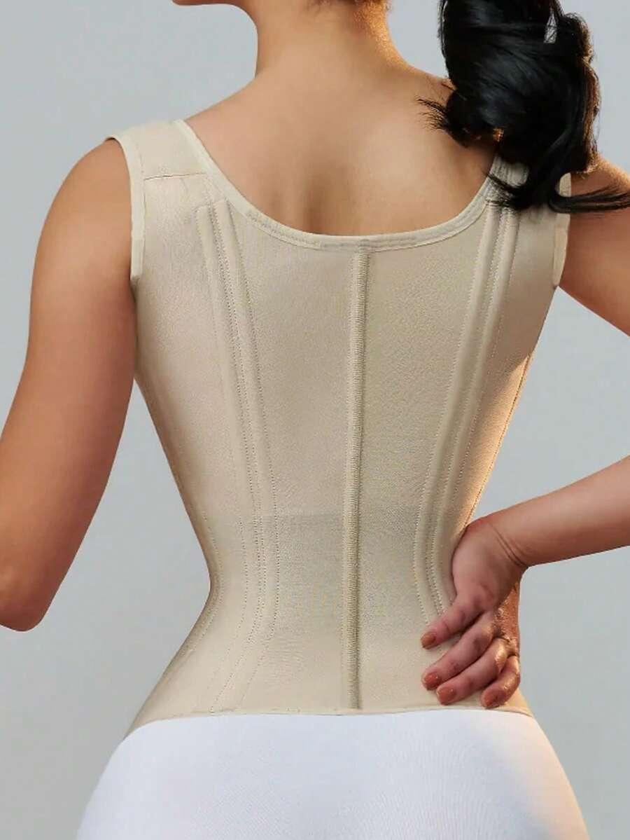 SHEIN BEŻOWY MODELUJĄCY GORSET S07__50