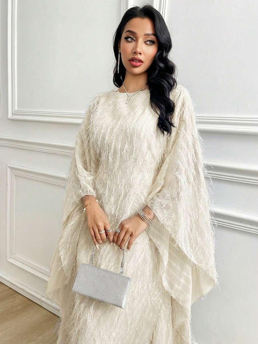 SHEIN BIAŁA MAXI SUKIENKA S06__M