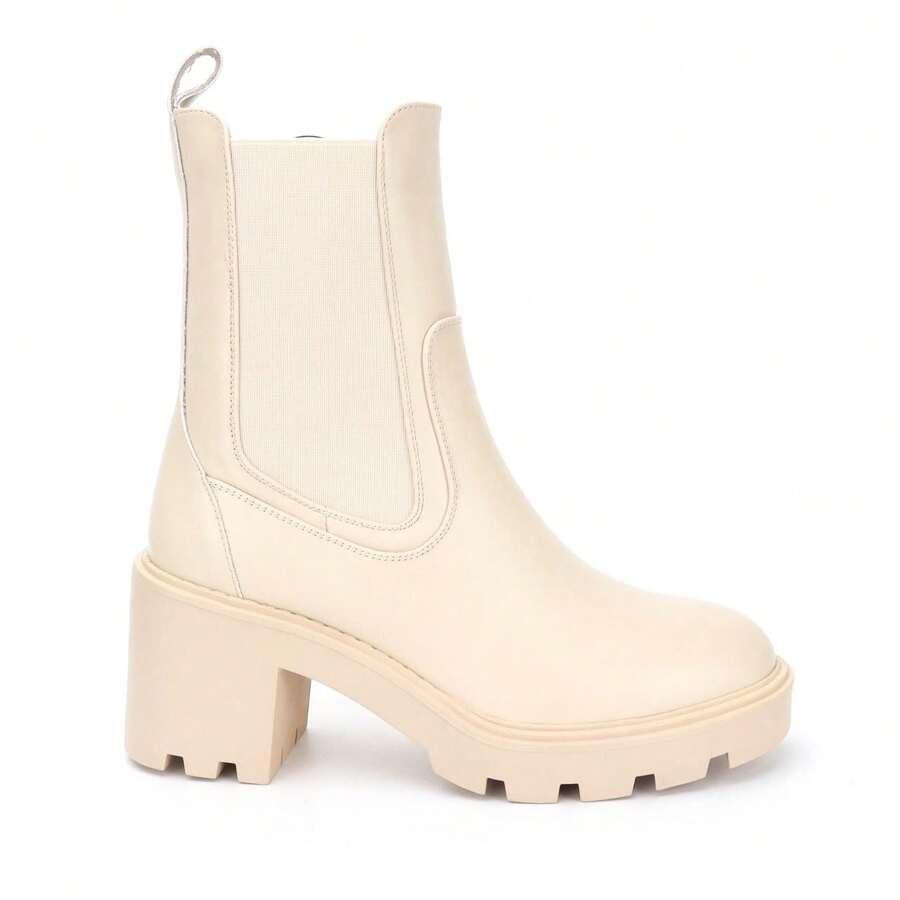 SHEIN BEŻOWE BOTKI OBCAS W01__40