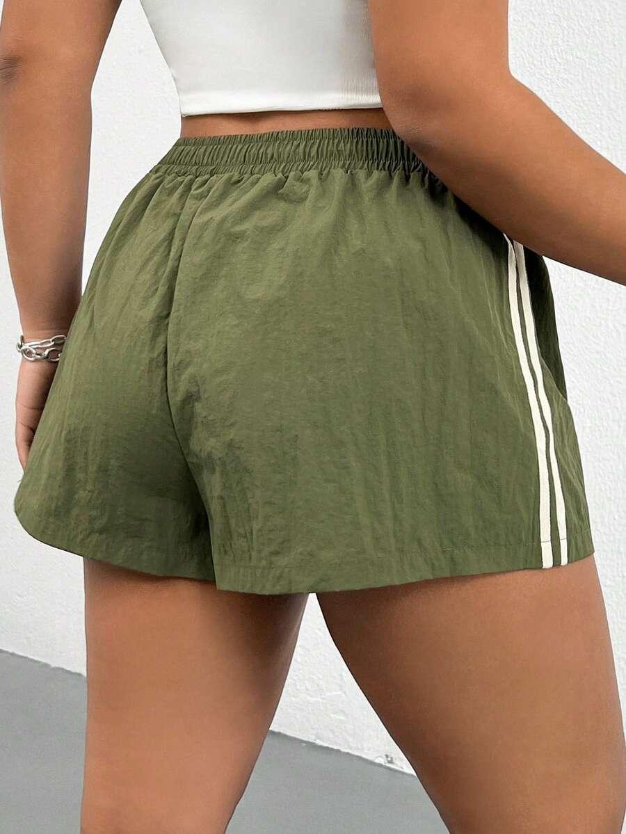 SHEIN KRÓTKIE SPODENKI LAMPASY PK01__S