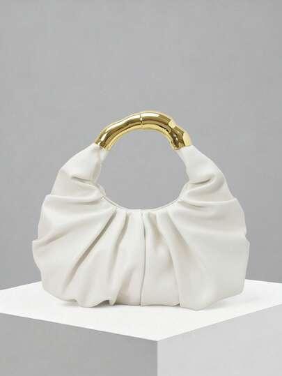 SHEIN BIAŁA TOREBKA IMITACJA SKÓRY S07__30X23CM