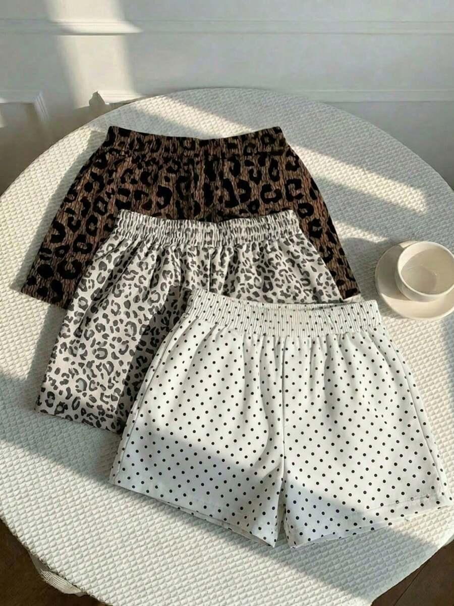 SHEIN SPODENKI PRINT 3-PACK S06__S