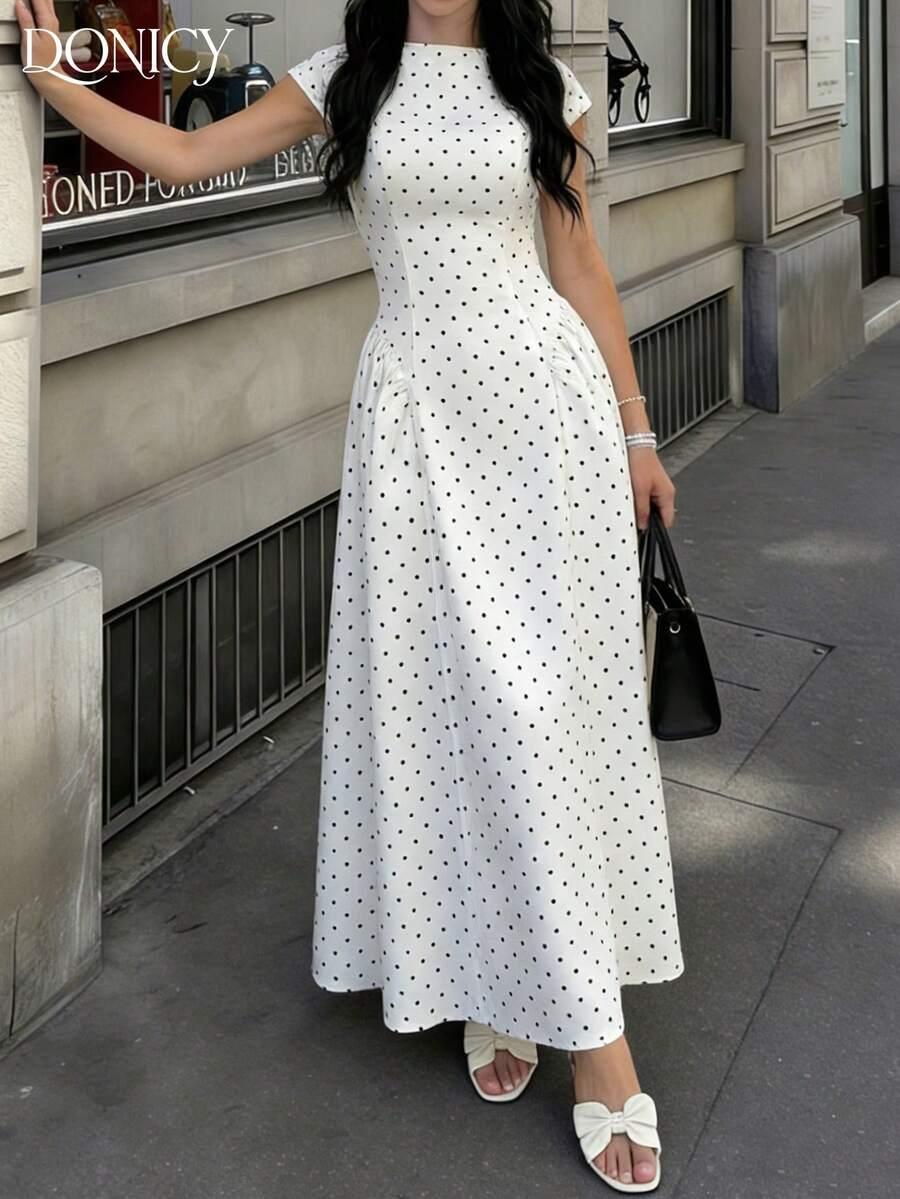 SHEIN BIAŁA MAXI SUKIENKA PK01__M