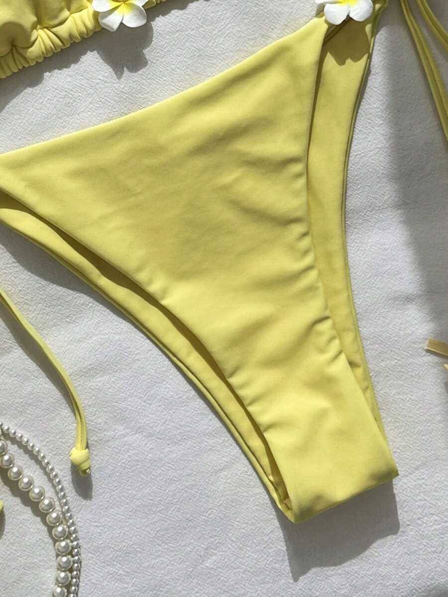 SHEIN DWUCZĘŚCIOWY STRÓJ KĄPIELOWY S09__L