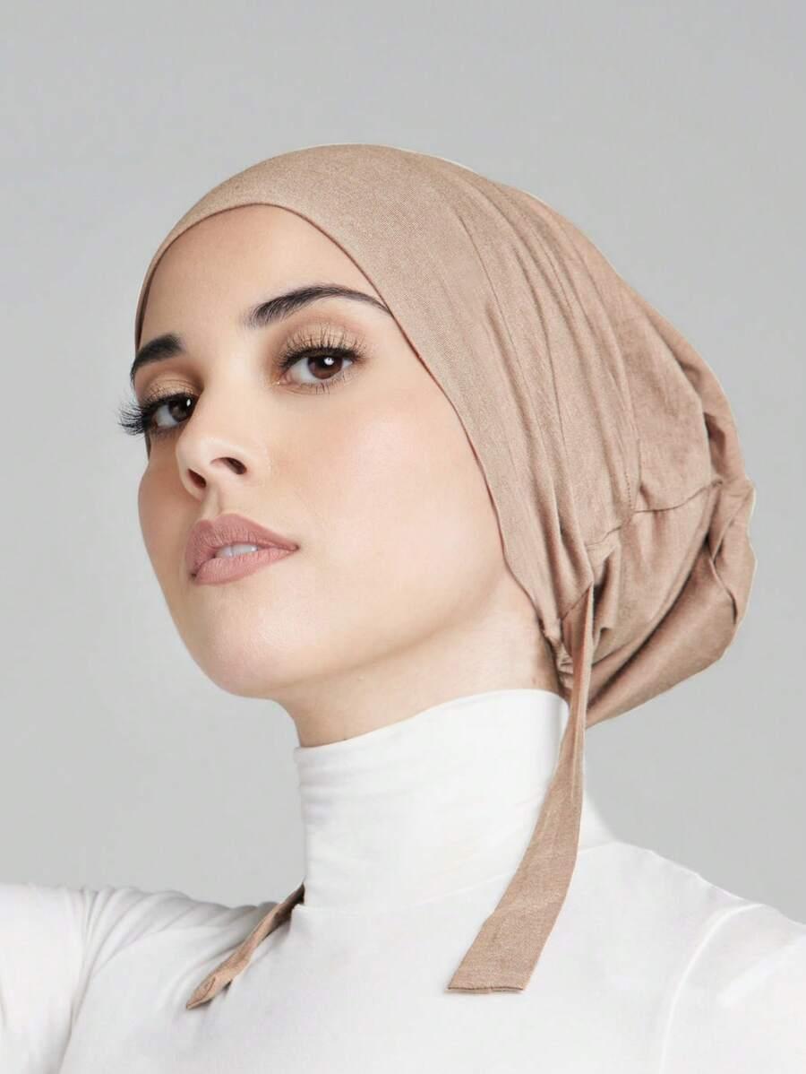 SHEIN BEŻOWY TURBAN NA GŁOWĘ S07
