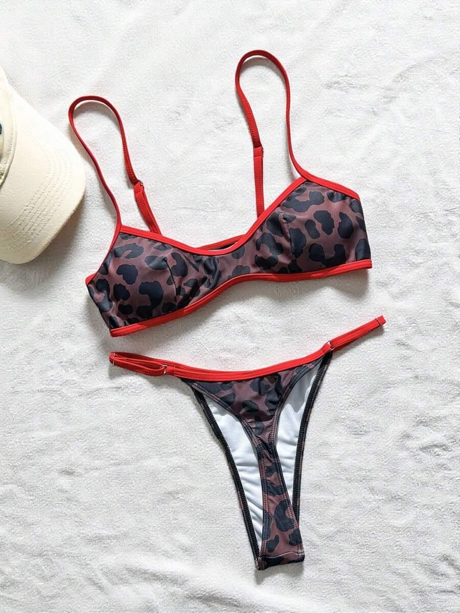 SWIM SXY DWUCZĘŚCIOWY STRÓJ KĄPIELOWY ANIMAL PRINT S09__XS
