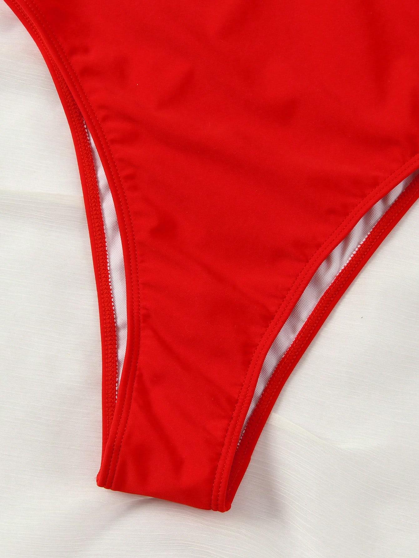 SHEIN STRÓJ KĄPIELOWY DAMSKI JEDNOCZĘŚCIOWY FIGI S09__XS