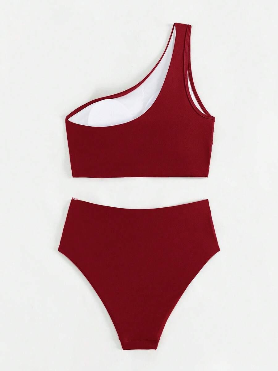 SWIMCHICCIA CZERWONY STRÓJ KĄPIELOWY DWUCZĘŚCIOWY S09__XL