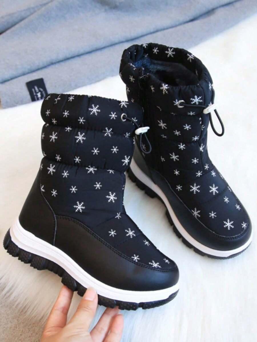 SHEIN CZARNE OCIEPLANE ŚNIEGOWCE W01__29