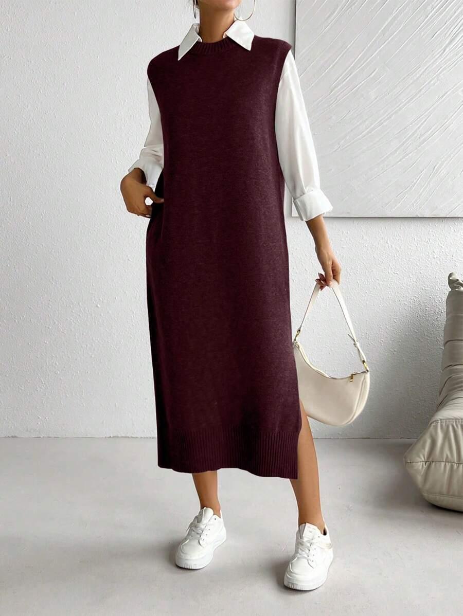 EMERY ROSE BORDOWA MIDI SUKIENKA S06__L