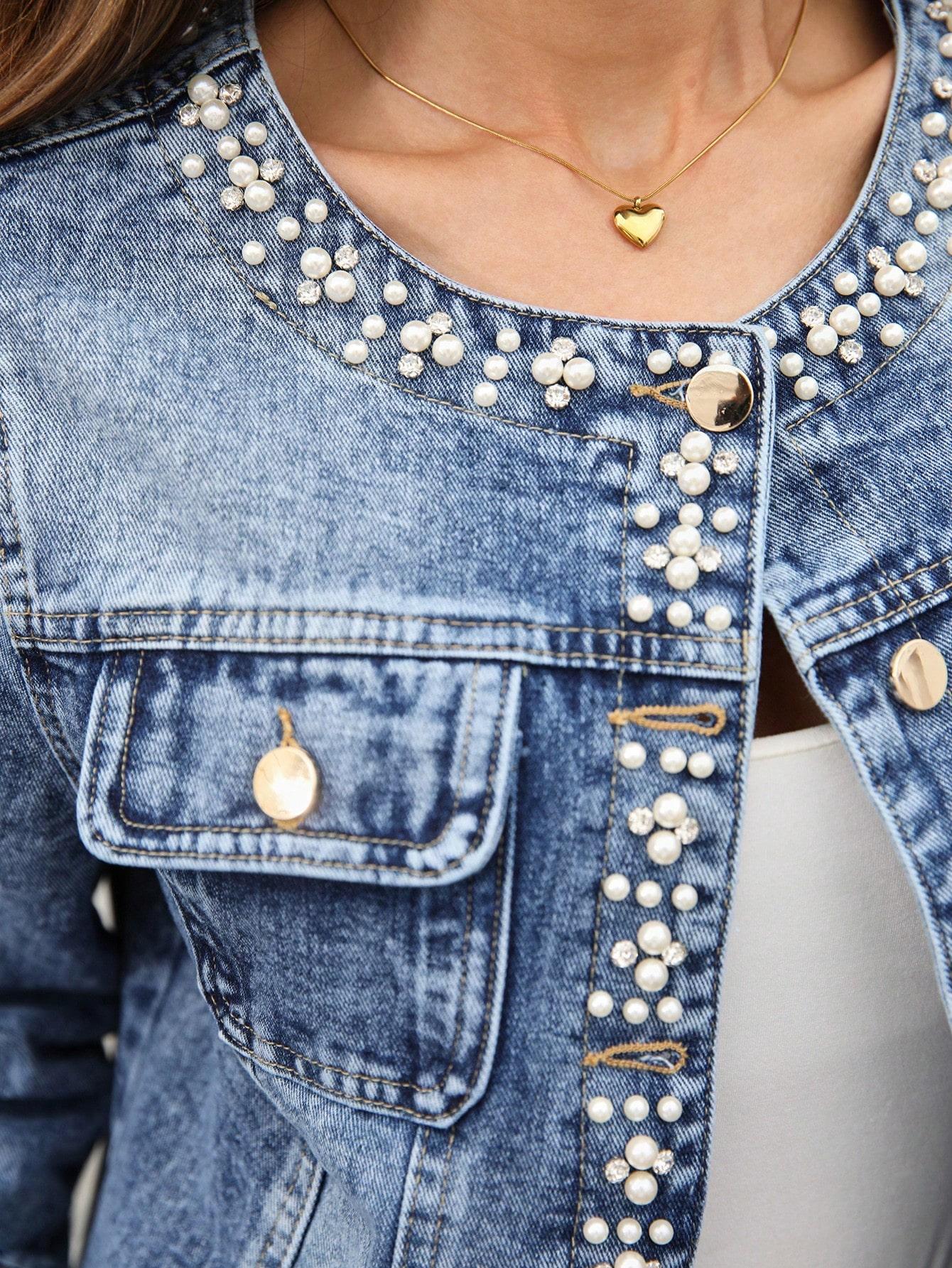 SHEIN NIEBIESKA KURTKA JEANS S06__46