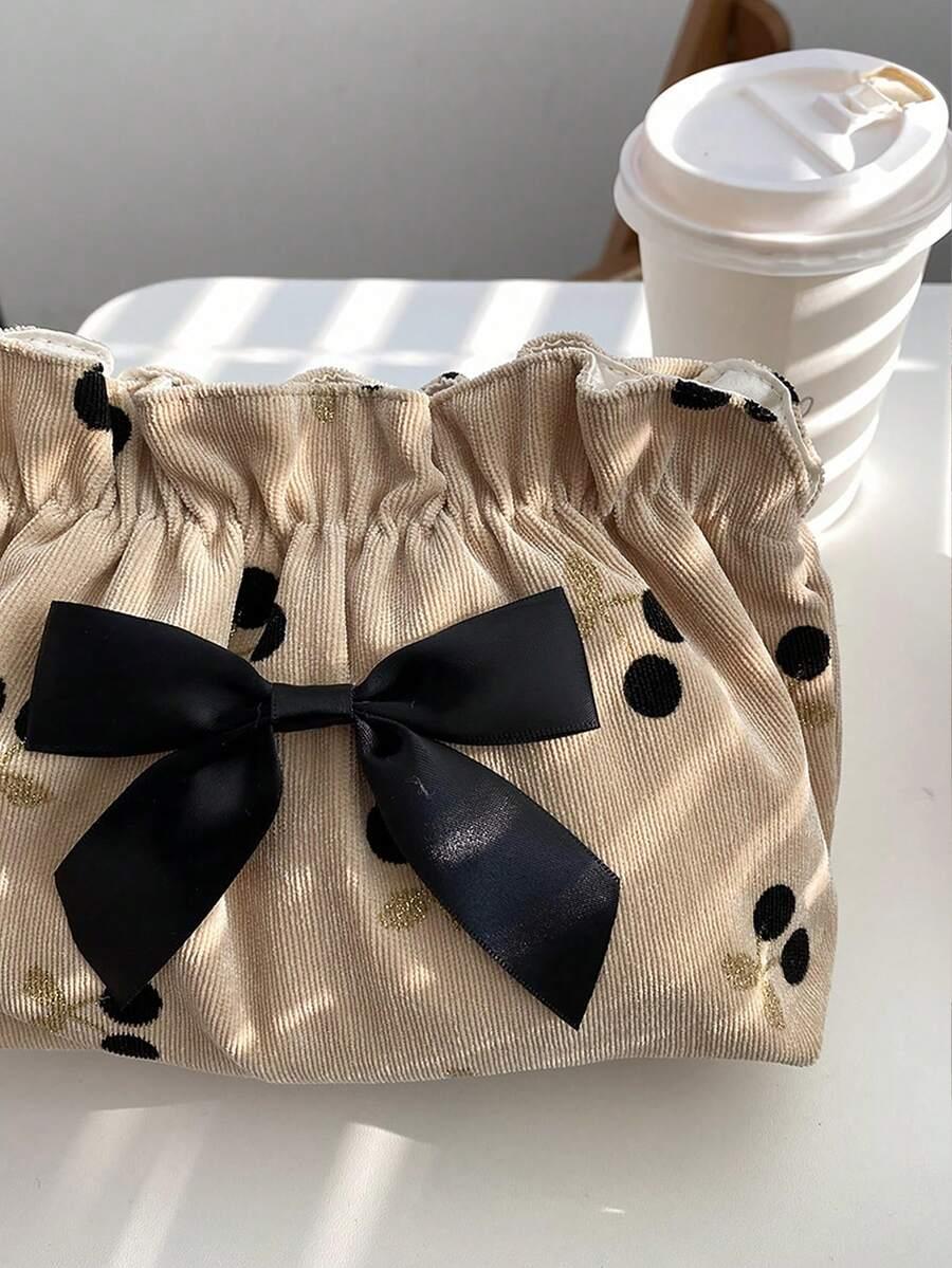 SHEIN BEŻOWA KOSMETYCZKA ZAMEK S07__16X7X9CM