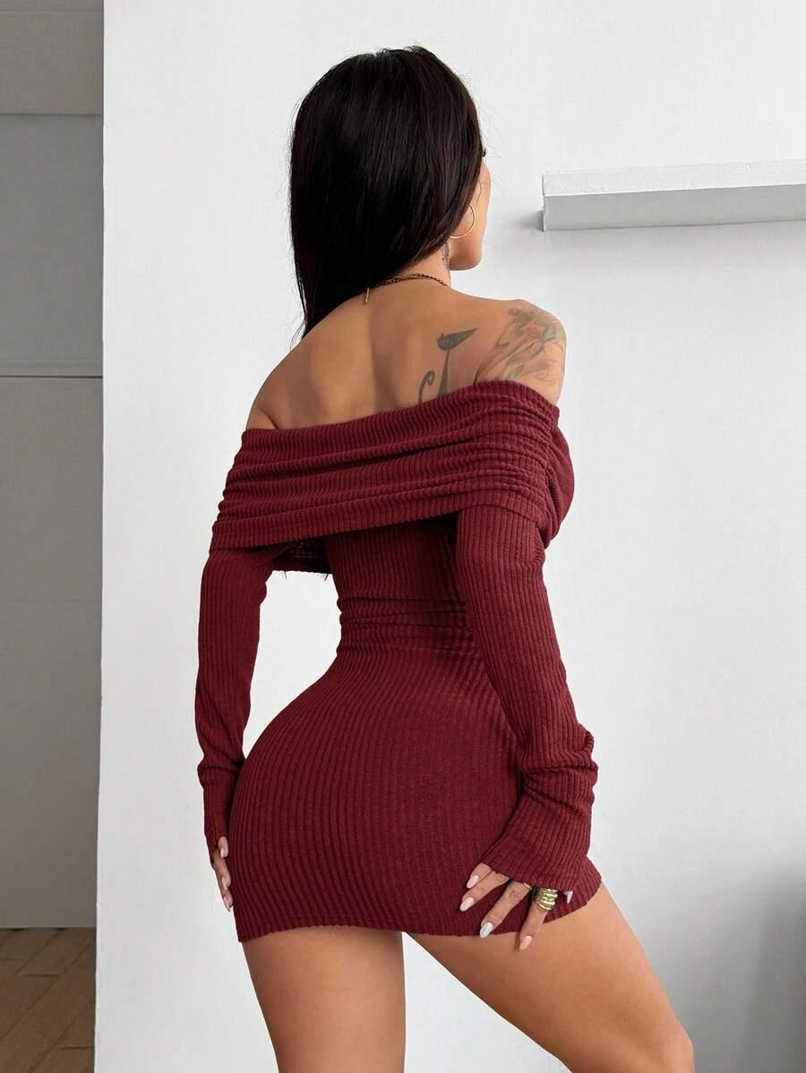 COOLANE BORDOWA MINI SUKIENKA PRĄŻKI S06__M
