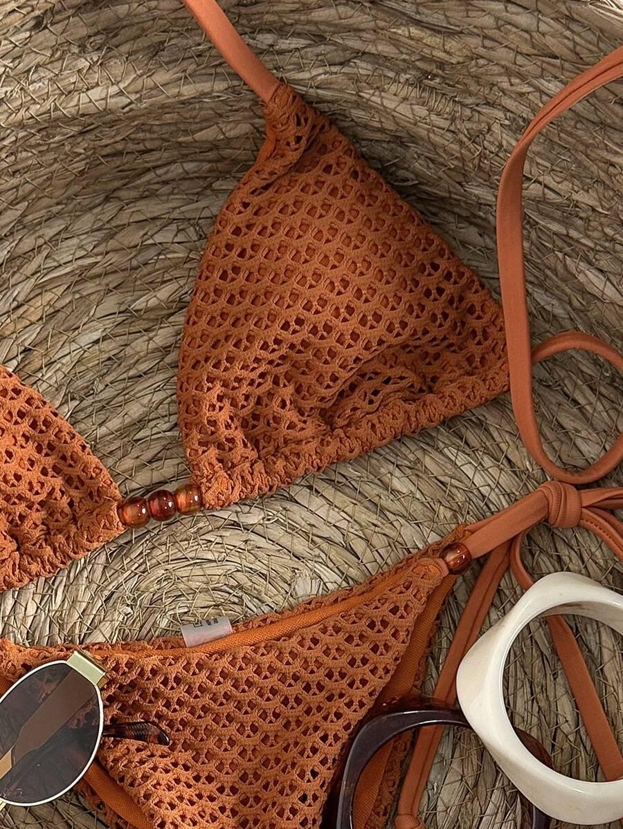 SHEIN DWUCZĘŚCIOWY STRÓJ KĄPIELOWY S09__M