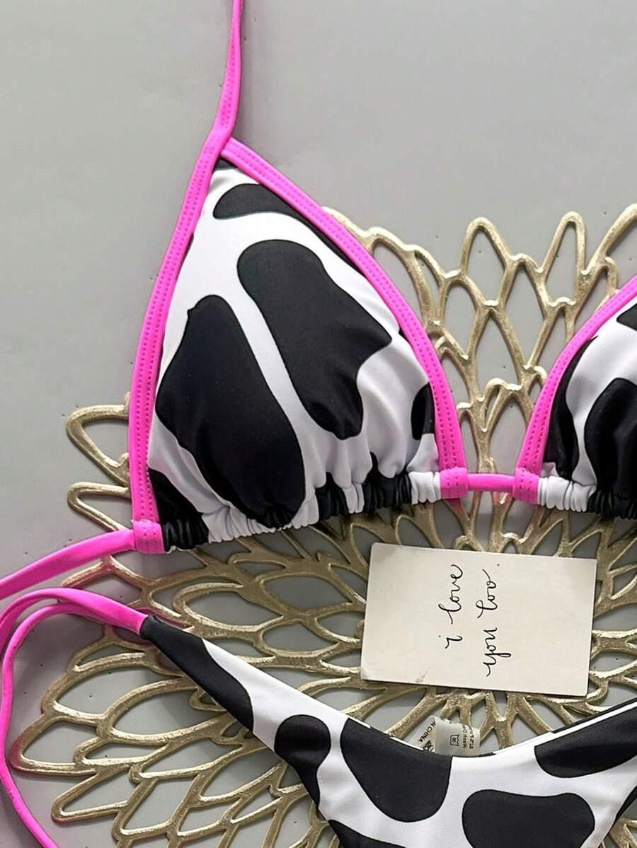 SHEIN DWUCZĘŚCIOWY STRÓJ KĄPIELOWY S09__L
