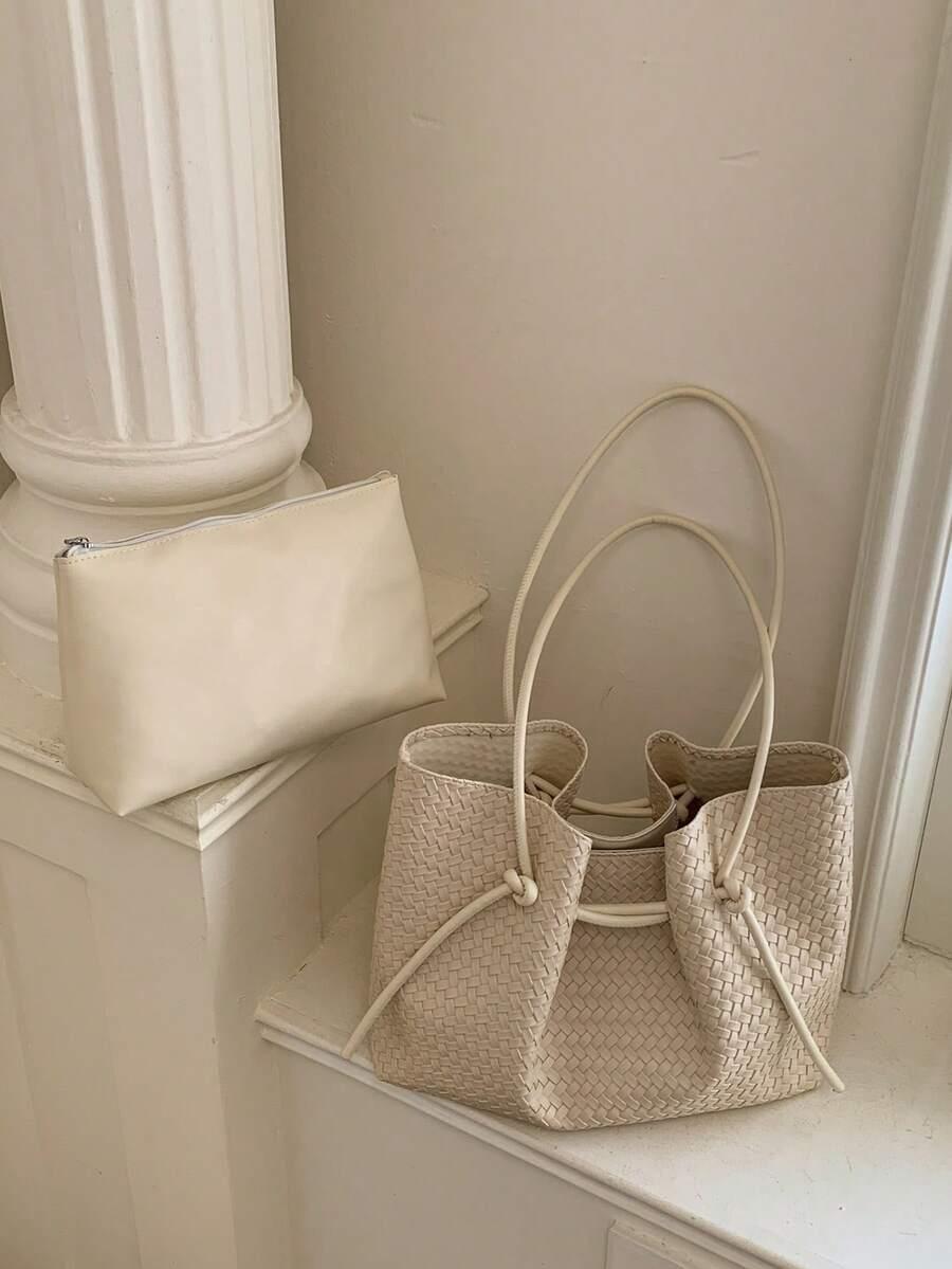 SHEIN CZARNA TORBA NA RAMIE S07__33X23CM