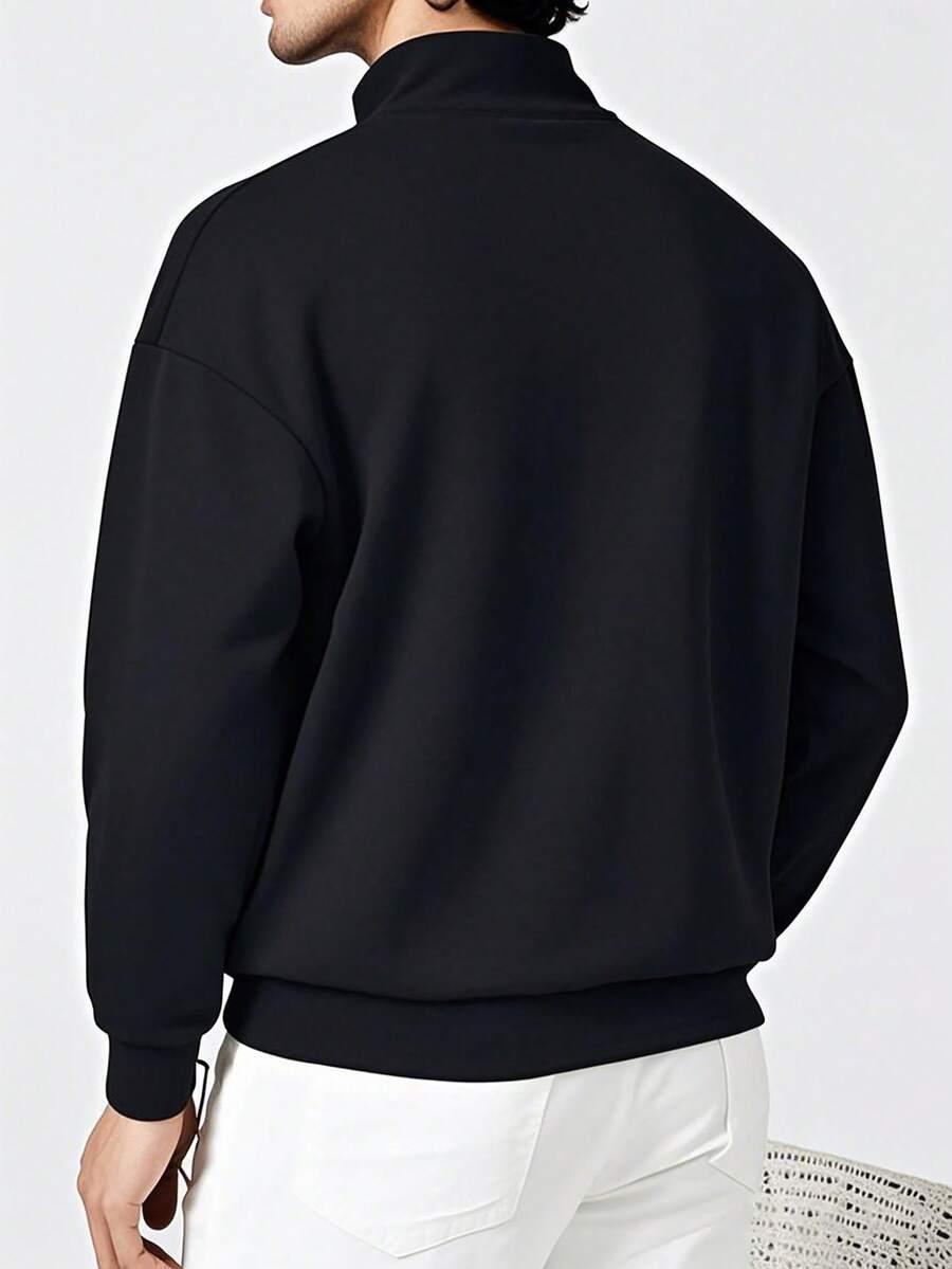 SHEIN CZARNA BLUZA STÓJKA
