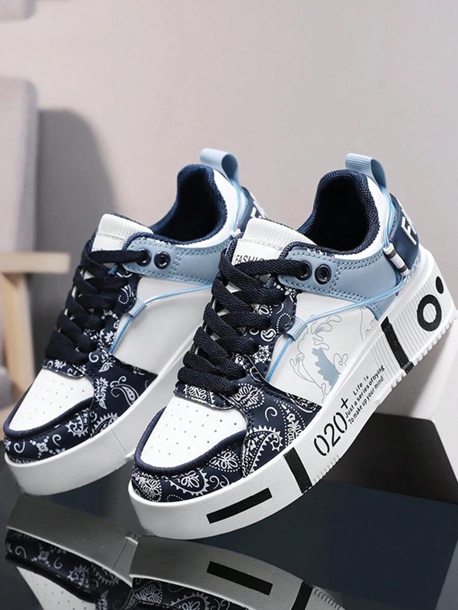 SHEIN WZORZYSTE SZNUROWANE BUTY SPORTOWE S06__36