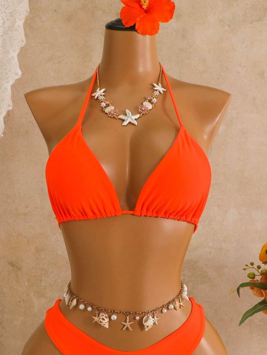 SWIM MOD POMARAŃCZOWY DWUCZĘŚCIOWY STRÓJ KĄPIELOWY S09__XS