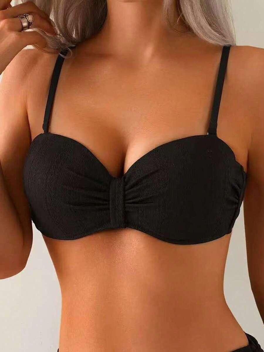 SHEIN DWUCZĘŚCIOWY STRÓJ KĄPIELOWY S09__L