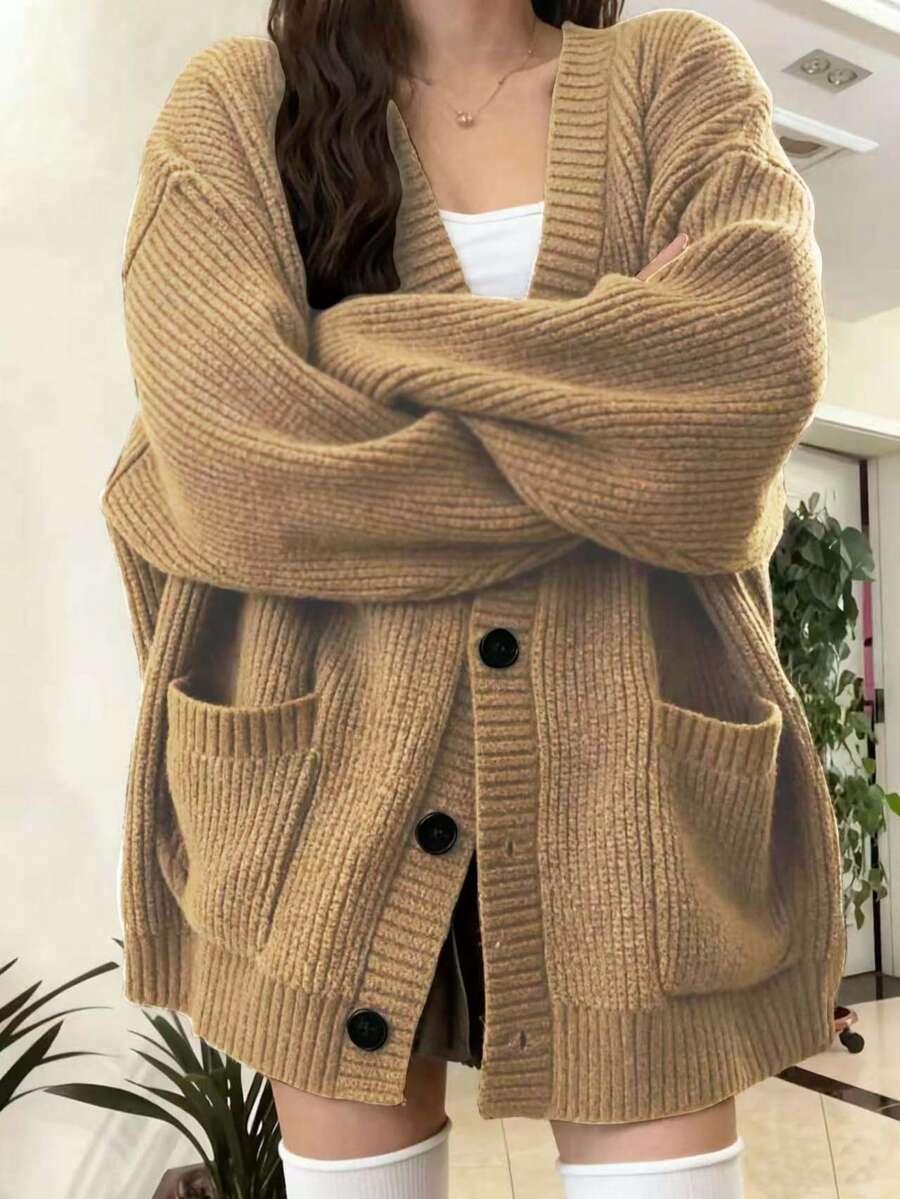 SHEIN SWETER KARDIGAN GUZIKI S06__XL