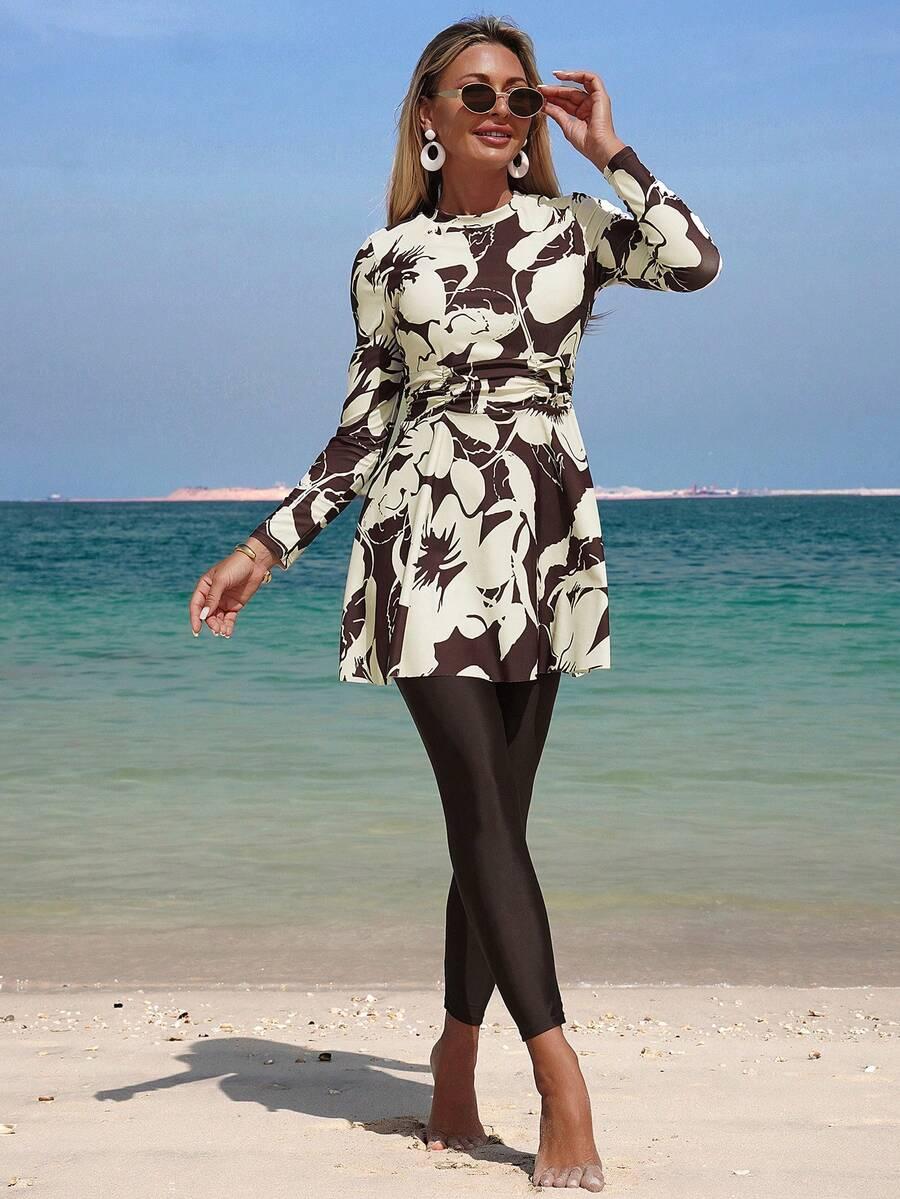 SHEIN DWUCZĘŚCIOWY STRÓJ KĄPIELOWY S09__XL