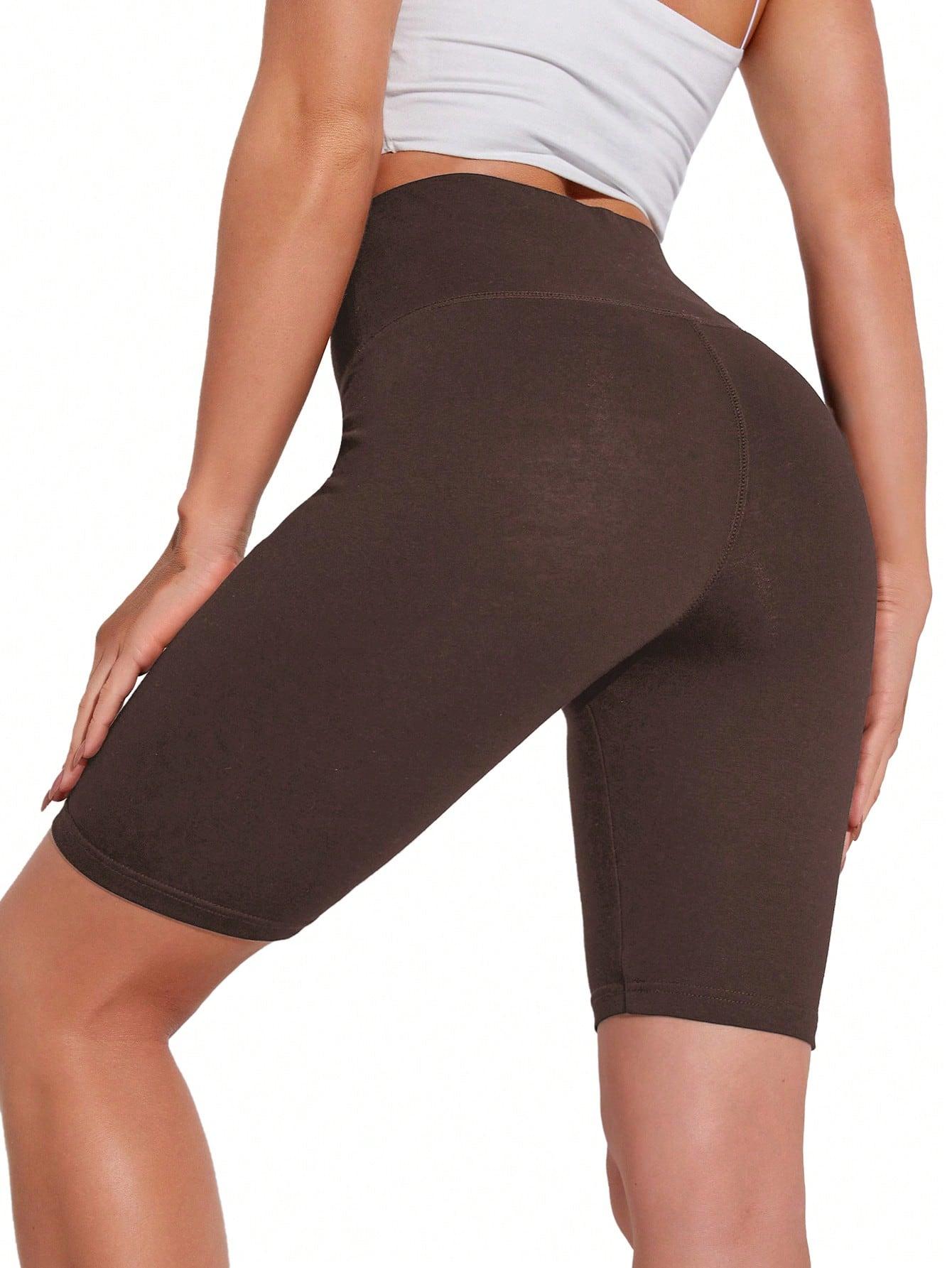 SHEIN BRĄZOWE SPODENKI CASUAL S06__XL