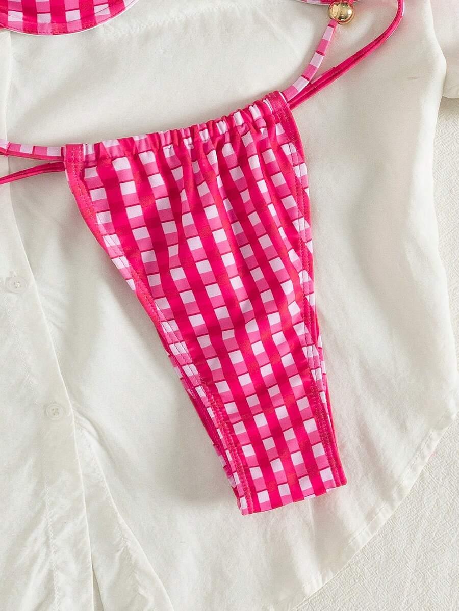 SHEIN DWUCZĘŚCIOWY STRÓJ KĄPIELOWY S09__M