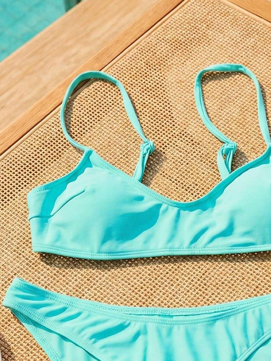 SHEIN DWUCZĘŚCIOWY STRÓJ KĄPIELOWY S09__XS