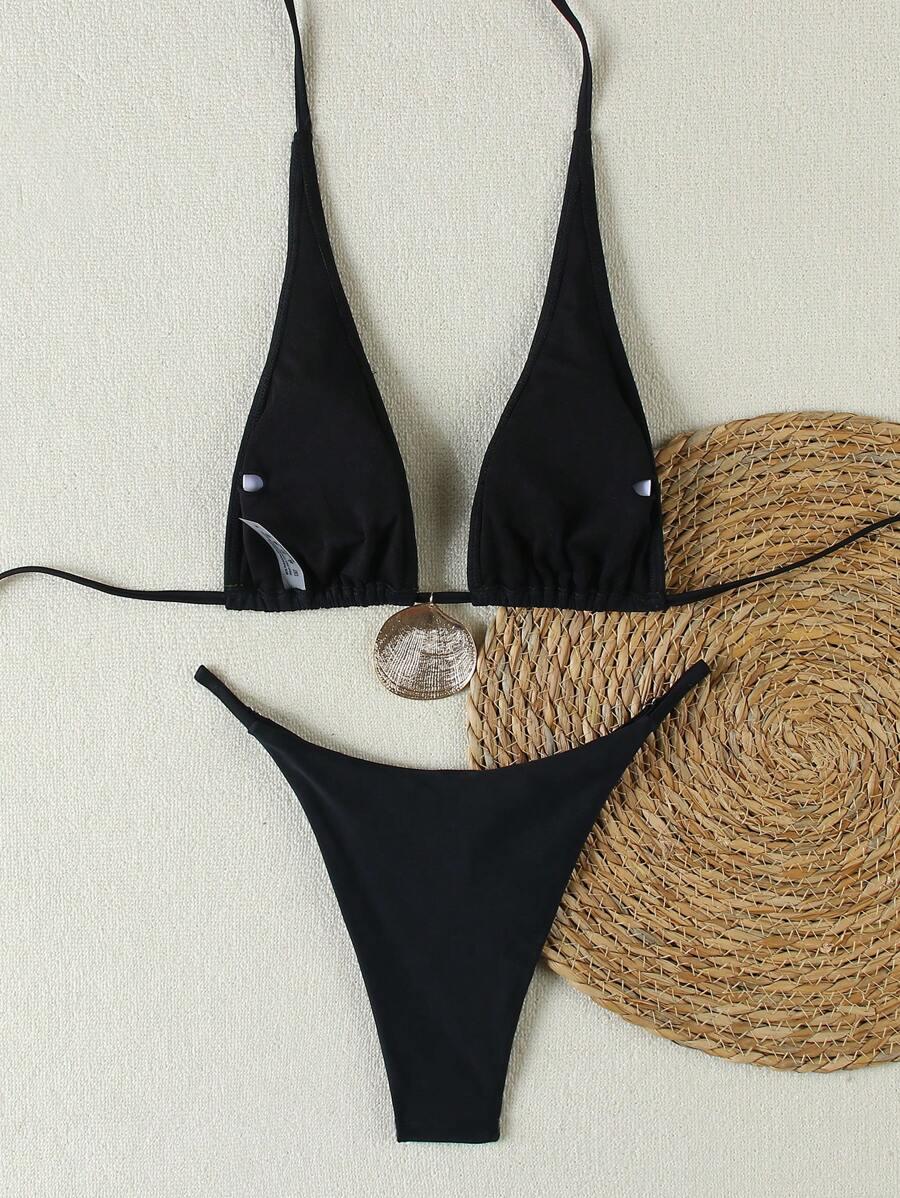 SHEIN DWUCZĘŚCIOWY STRÓJ KĄPIELOWY S09__L