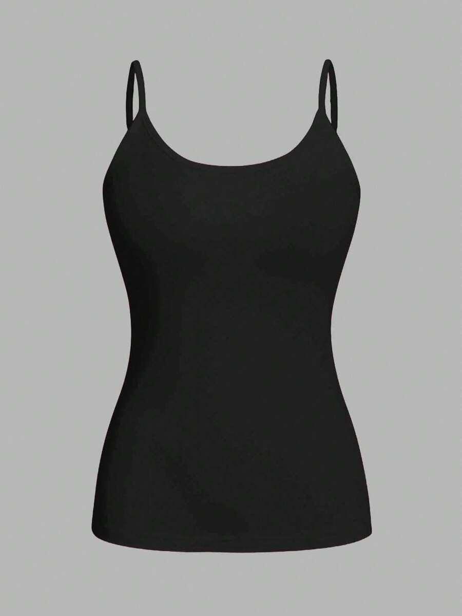 SHEIN CZARNA BLUZKA 4-PACK S06__L