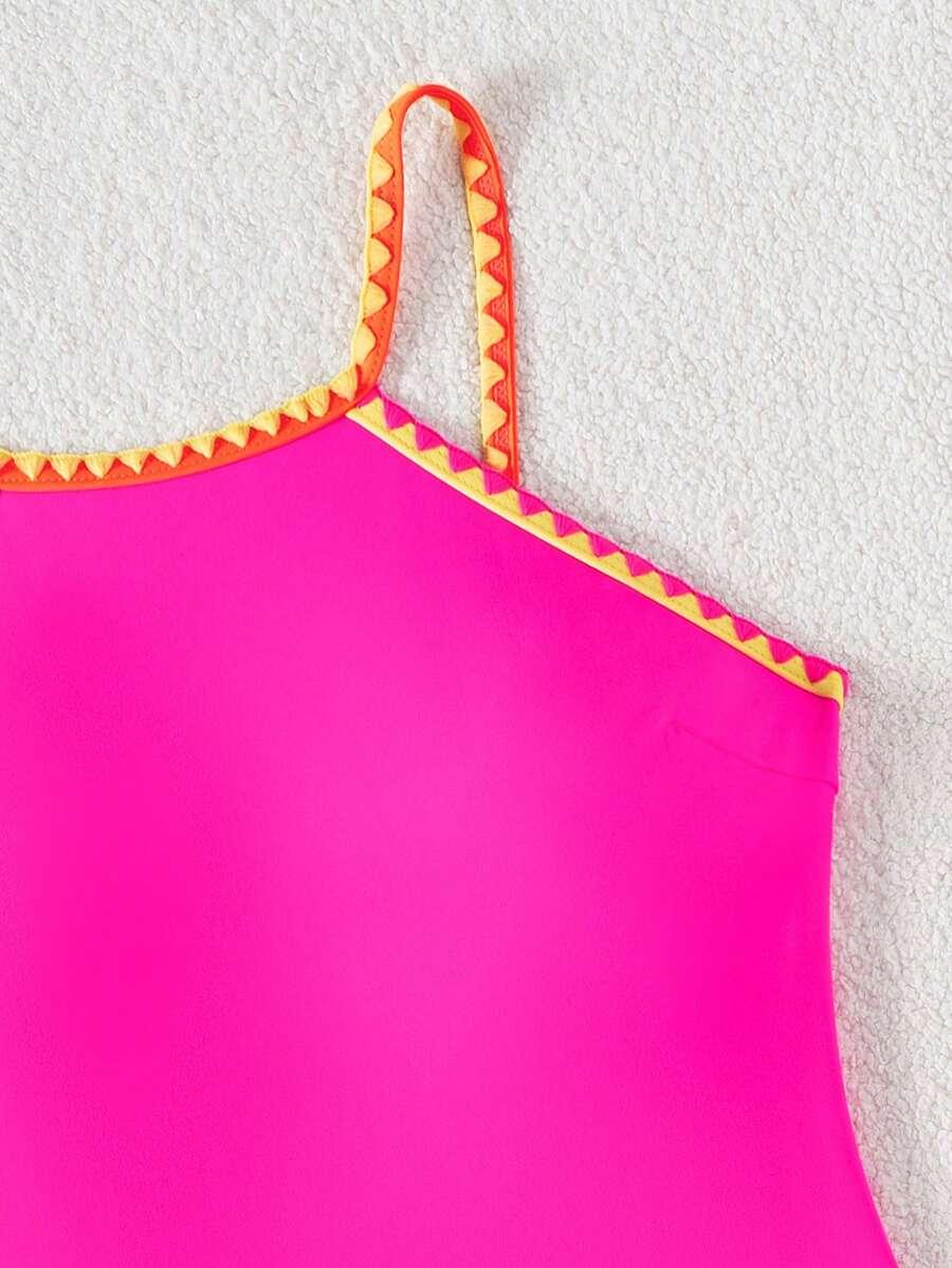 SWIM SPRTY RÓŻOWY JEDNOCZĘŚCIOWY STRÓJ KĄPIELOWY NEON S09__XL