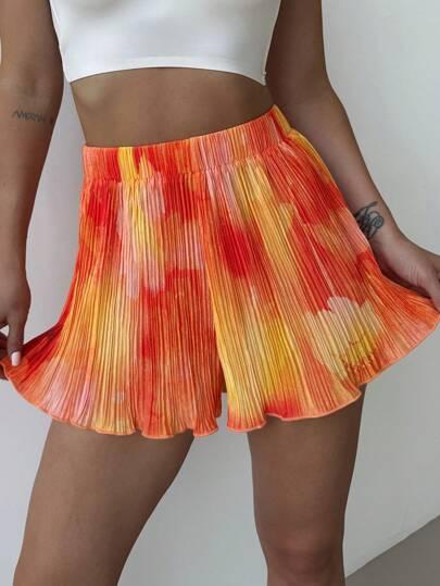 SHEIN PLISOWANE SPODENKI TIE DYE S06__XS