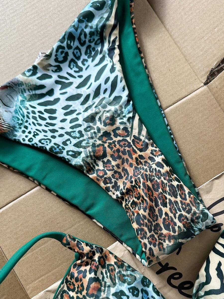 BONVOYETTE DWUCZĘŚCIOWY STRÓJ KĄPIELOWY ANIMAL PRINT S06__L