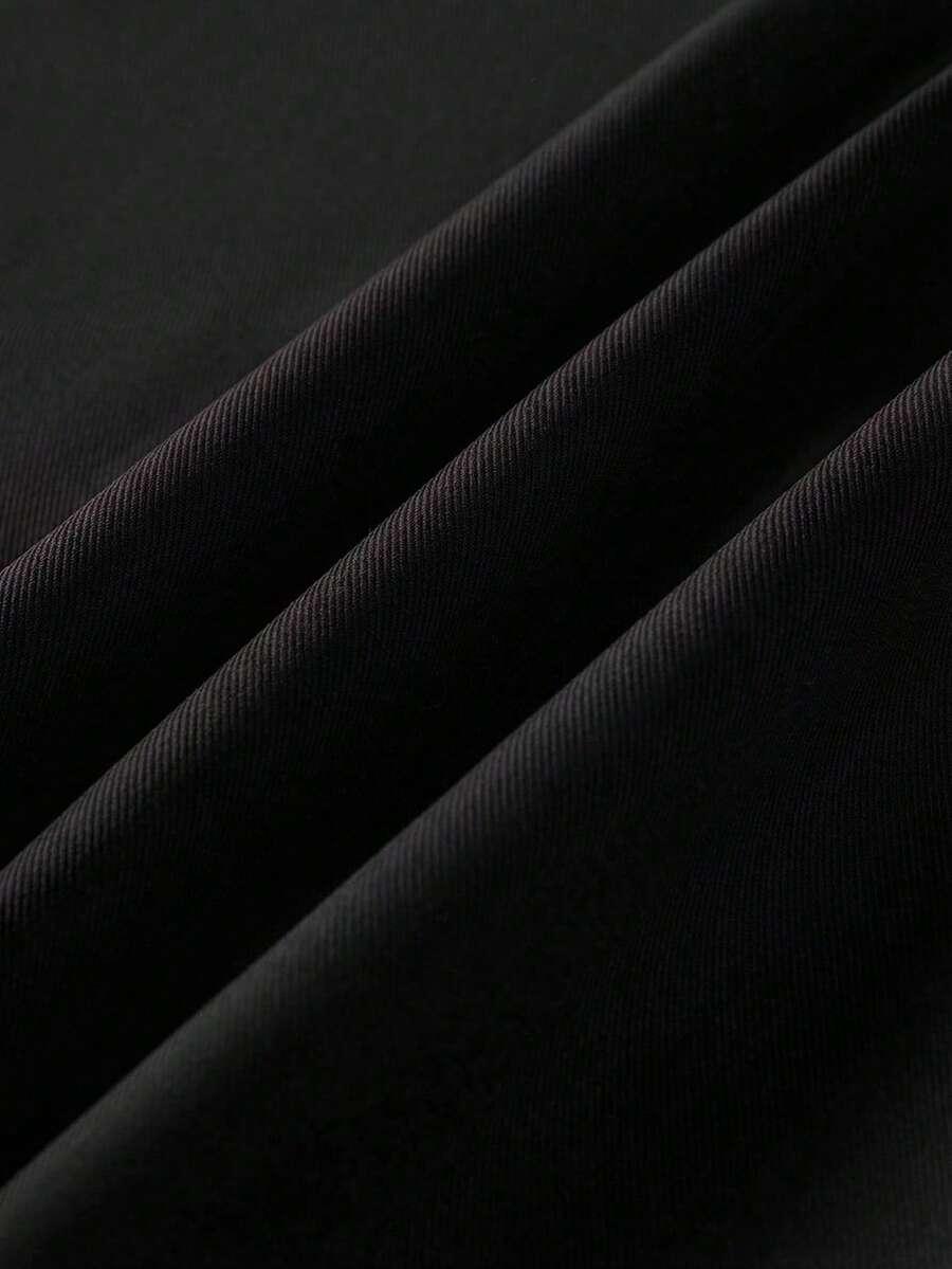SHEIN CZARNY DWUCZĘŚCIOWY KOMPLET SUKIENKA MARYNARKA S06__S