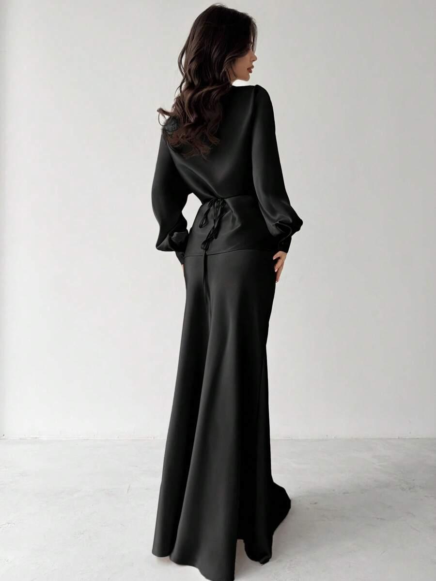 SHEIN BLUZKA SPÓDNICA KOMPLET S06__M