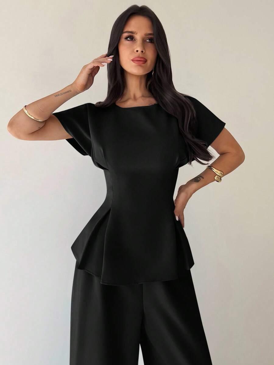 SHEIN BLUZKA SPODNIE KOMPLET S06__XS